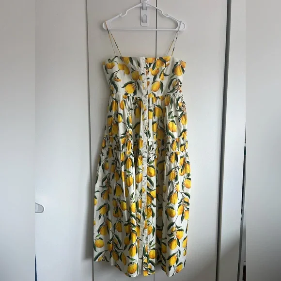 J. Crew A-Line Limoncello Midi Dress - Picture 2 of 5